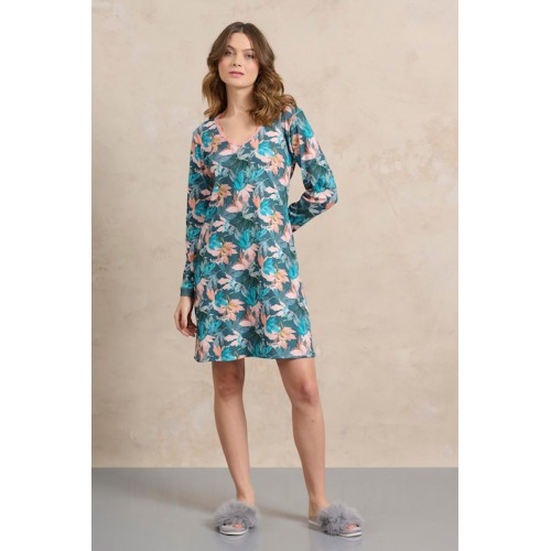 Γυναικείο Βαμβακερό Νυχτικό Jeannette 7927